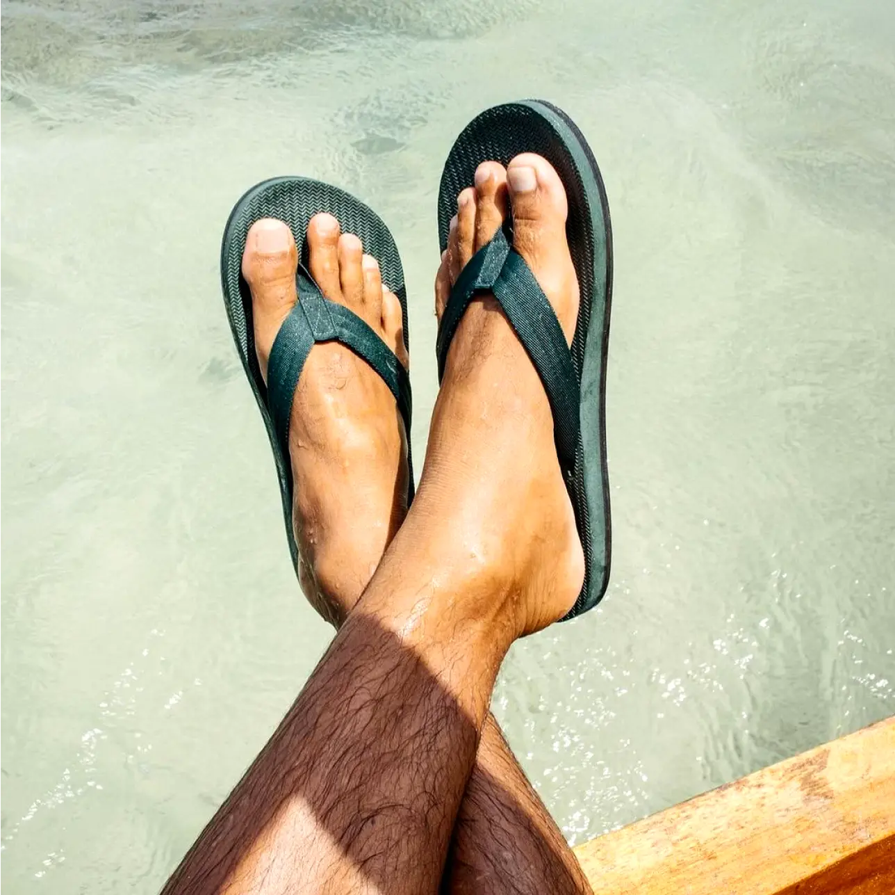 Comfortable custom flip flops designed for easy living, perfect for casual outings and relaxation.