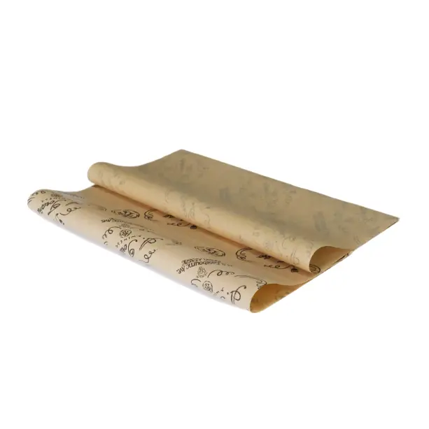 Custom Kraft tissue paper in a classic brown shade, perfect for adding a personal touch to gifts and enhancing your packaging style.