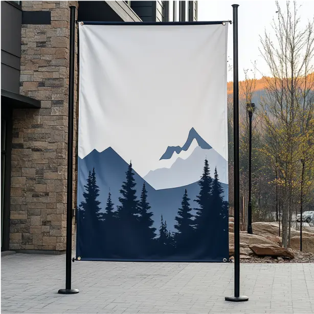 High-quality custom 13 oz banner, tailored to your needs, ensuring your message stands out at any event or location.