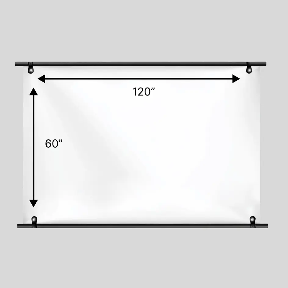 Customizable banners available in various sizes to suit your unique needs and enhance your promotional efforts.