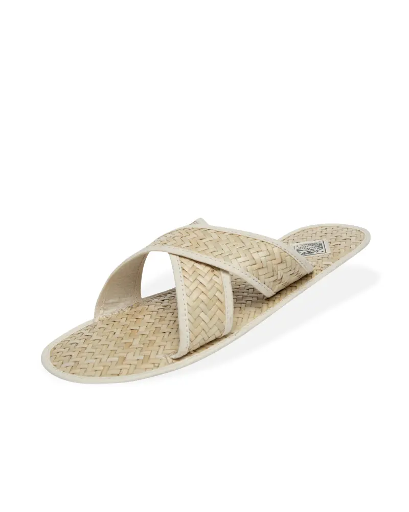 Elegant hotel and resort slippers, providing a touch of luxury and comfort for your feet while you relax.