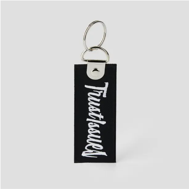 Custom Fashion Embroidered Keychains 5