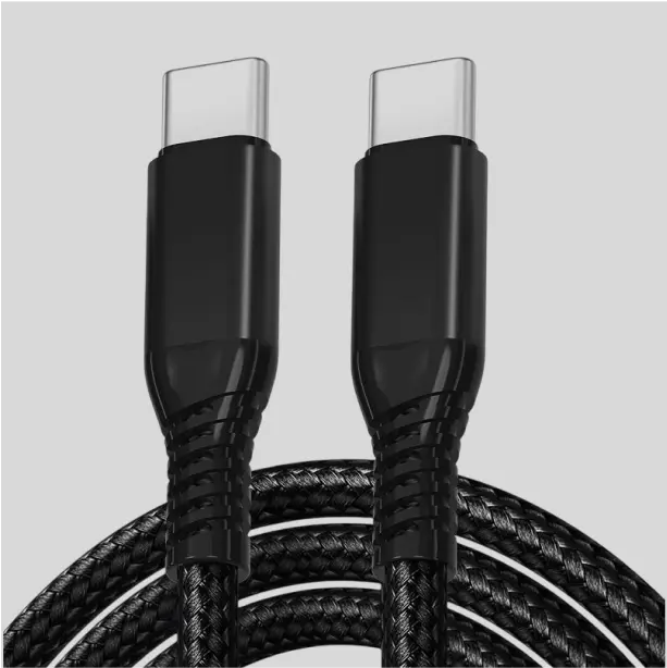 Innovative charging cable with a compact, space-saving design for hassle-free portability.