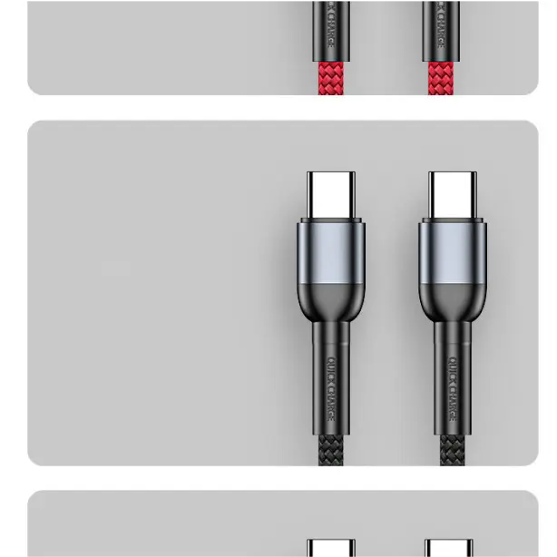 Fast-charging lightning cable for iPads and iPhones, designed for superior data transfer rates.