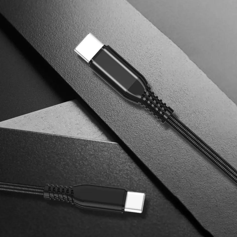 Sleek black power bank with a matte finish, ideal for charging on the go.