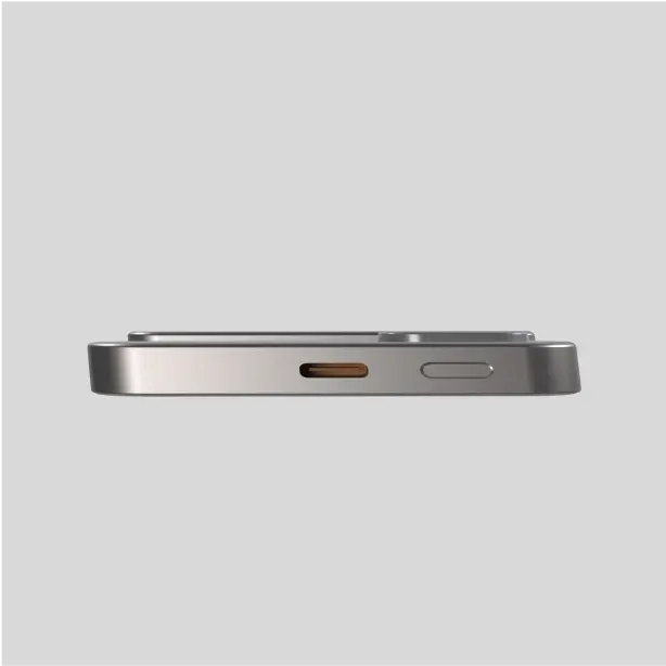 Sleek HWS-04U power bank with LED charge indicators for enhanced user convenience.