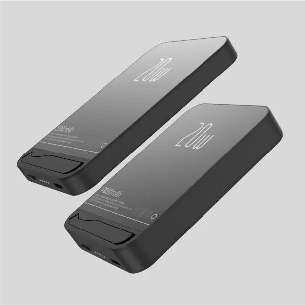 "Stylish HWSBHPB-01 power bank featuring rapid charging for phones, tablets, and small electronics."