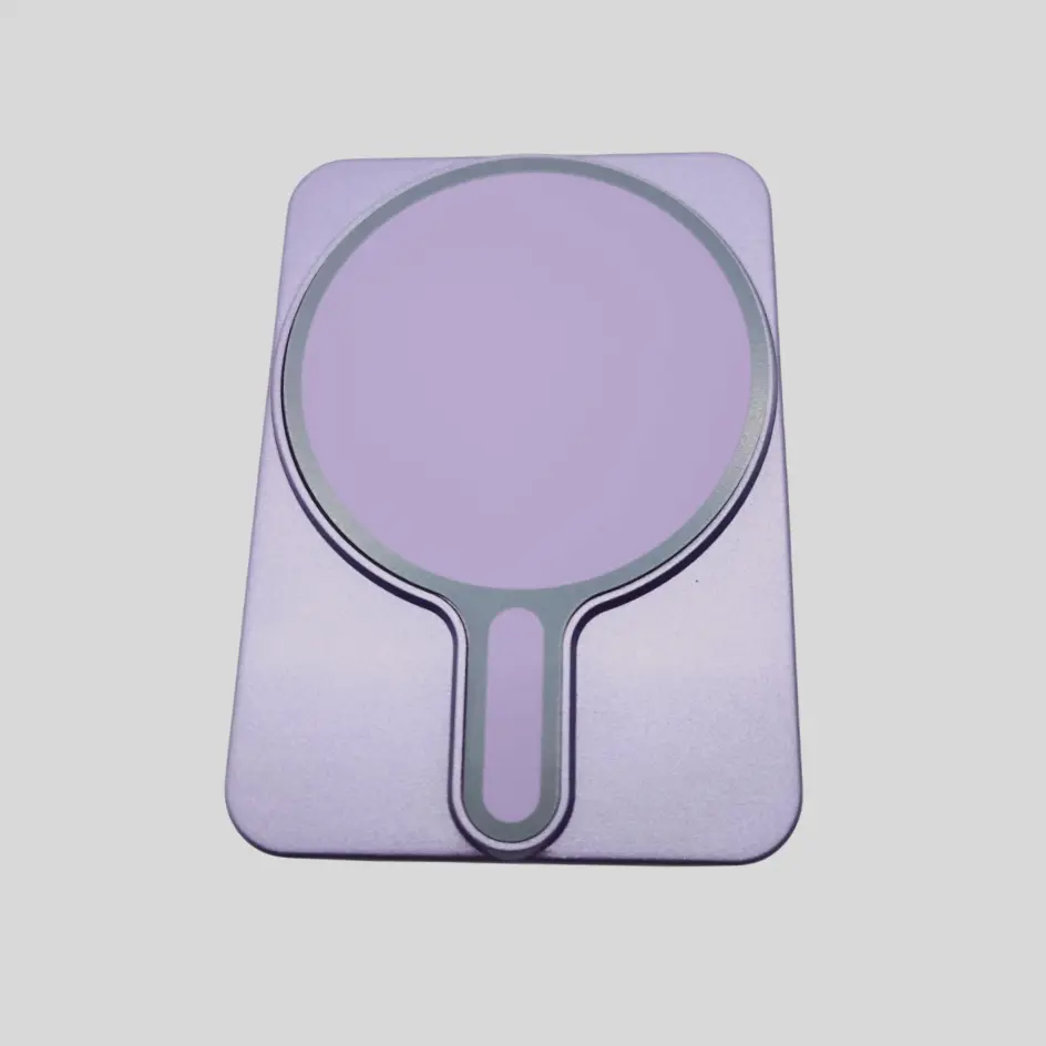 Refined Purple HWSMini-02 power bank, combining premium materials with practical functionality.