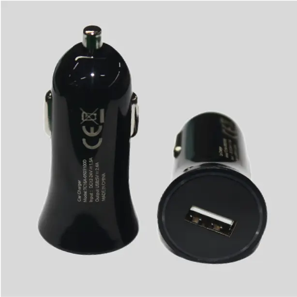 Compact and efficient Cigarette Lighter Port USB Charger (HWSCLP-01) designed for fast in-car device charging.