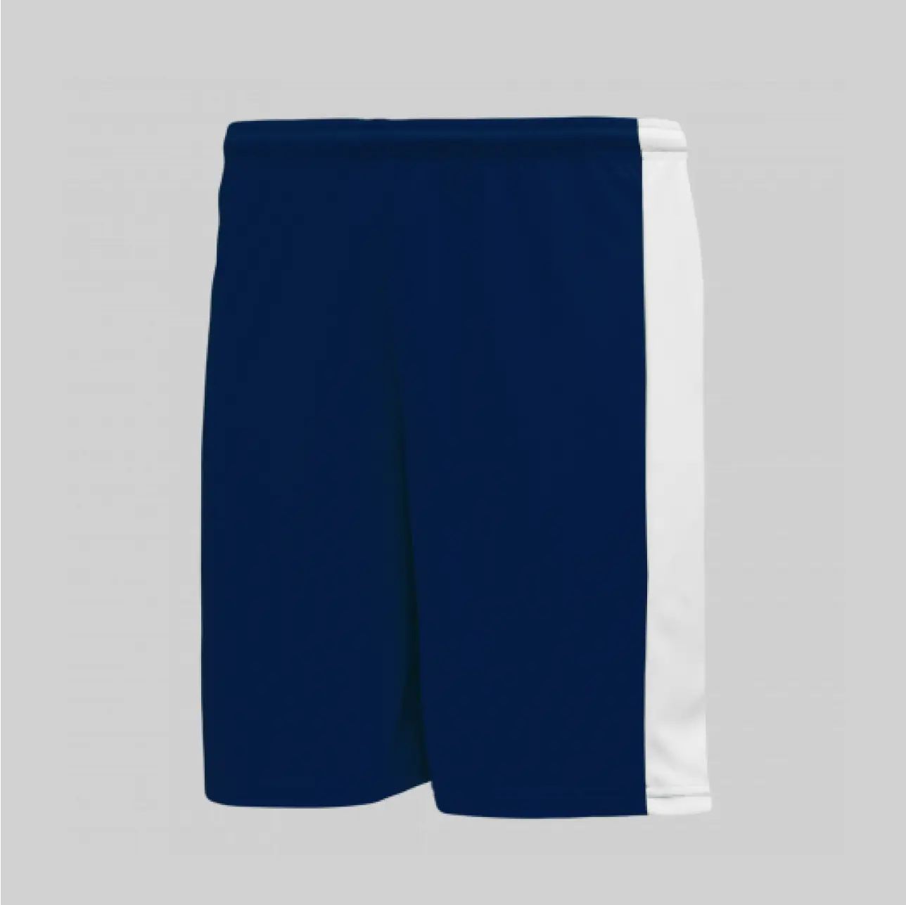 Navy and white athletic knit with a sharp, classic two-tone design, perfect for a sporty and polished look.