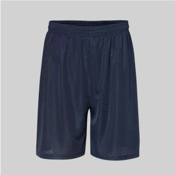 Navy blue C2 sport mesh shorts with a 9" length, combining comfort and style for everyday wear.