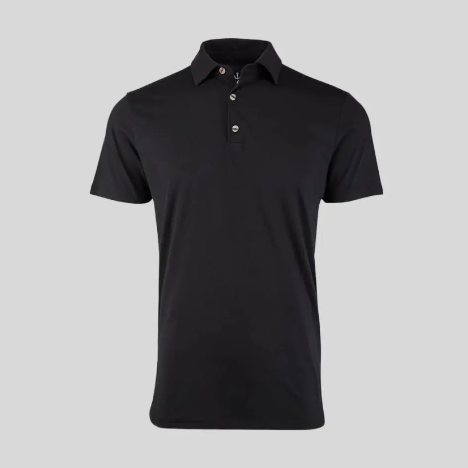 Classic black bottom cuff t-shirt, offering a sleek and versatile style.