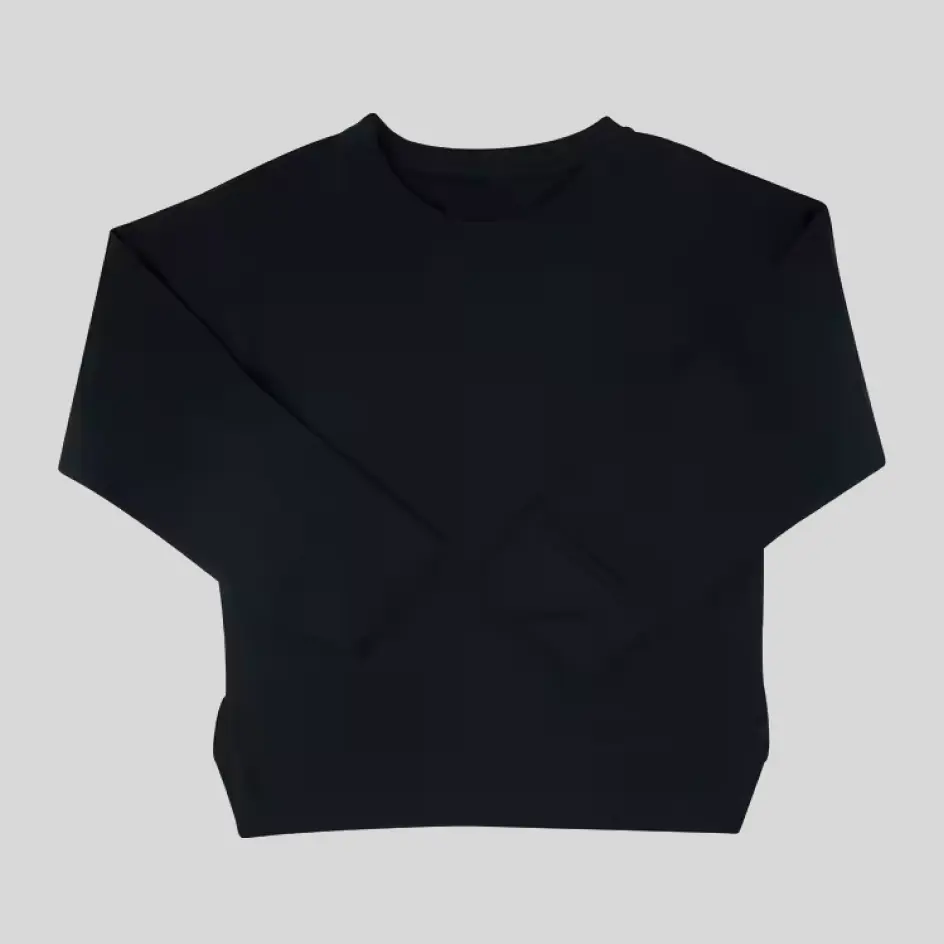 A luxuriously soft bamboo sweatshirt, known for its eco-friendly and breathable qualities.