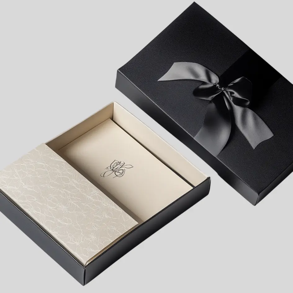 A high-end shacket elegantly presented in a black box, enhancing its luxury appeal and gifting experience.