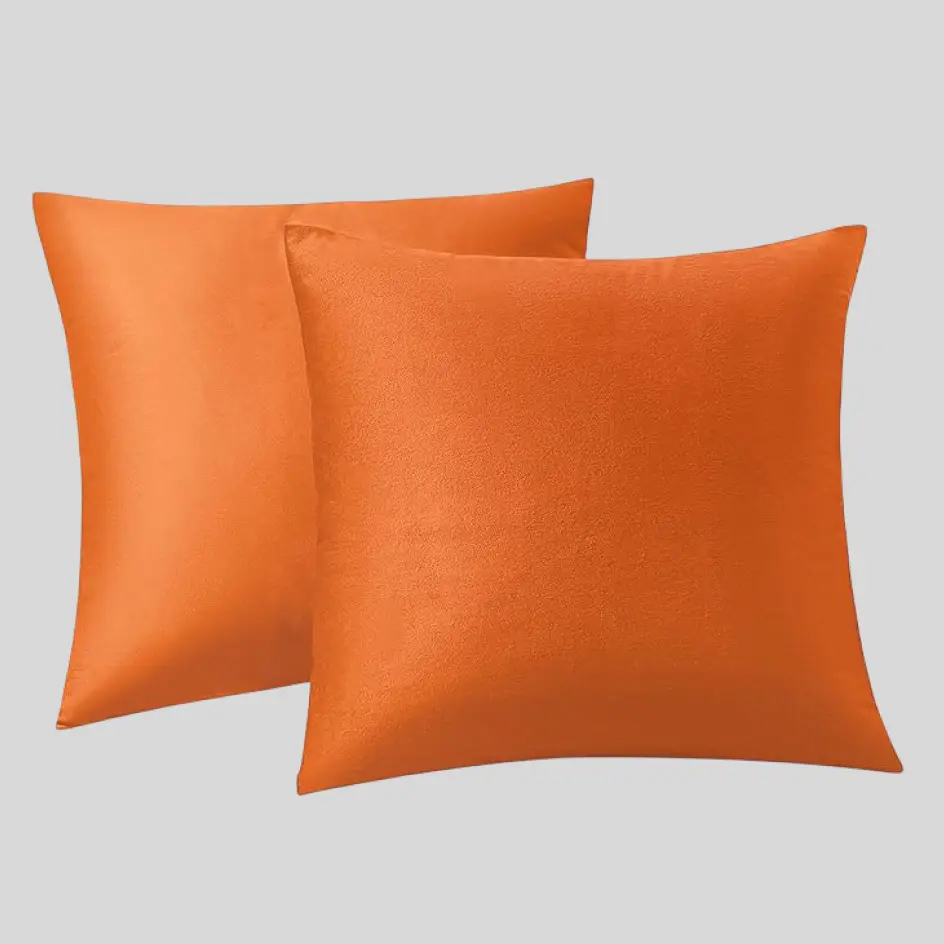 A classic square pillow with clean edges and a smooth surface, ideal for versatile home decor styling.