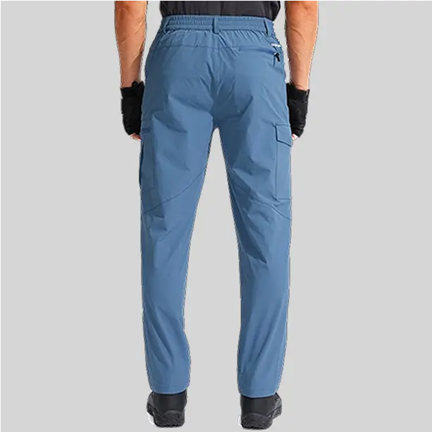 Breathable quick-dry cargo pants with a relaxed fit, offering moisture-wicking properties to keep anglers cool and comfortable.