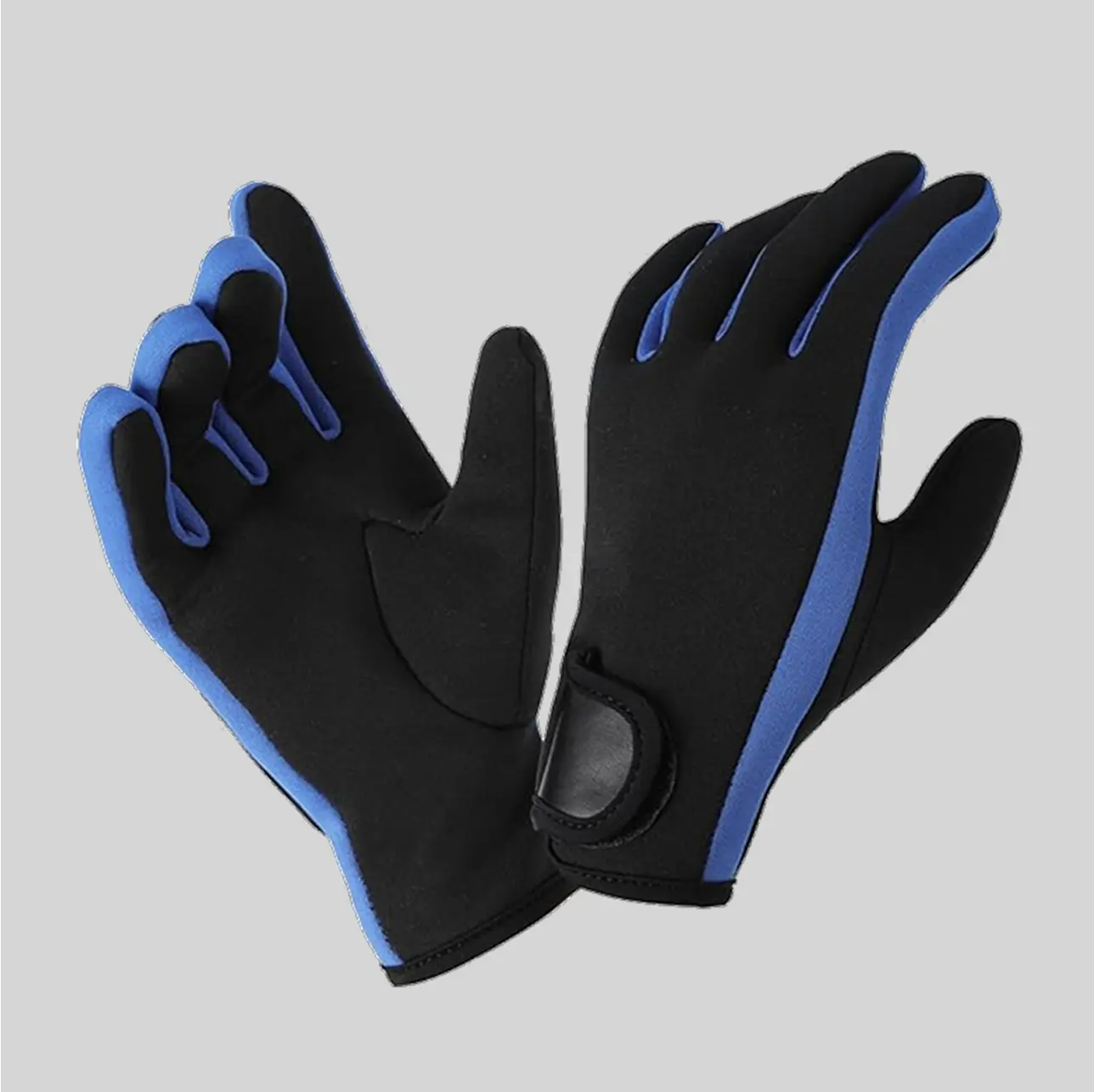 Durable neoprene grip gloves with a textured palm, providing a secure hold and enhanced dexterity for outdoor activities.