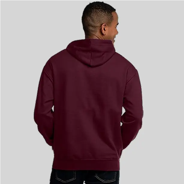 A fleece-lined yoga hoodie with a kangaroo pocket, offering warmth and practicality.