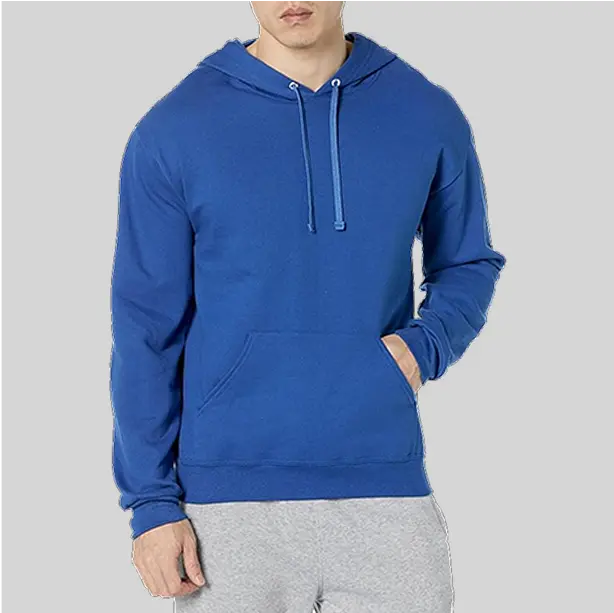 A cropped pullover yoga hoodie with a modern design, blending style with comfort.