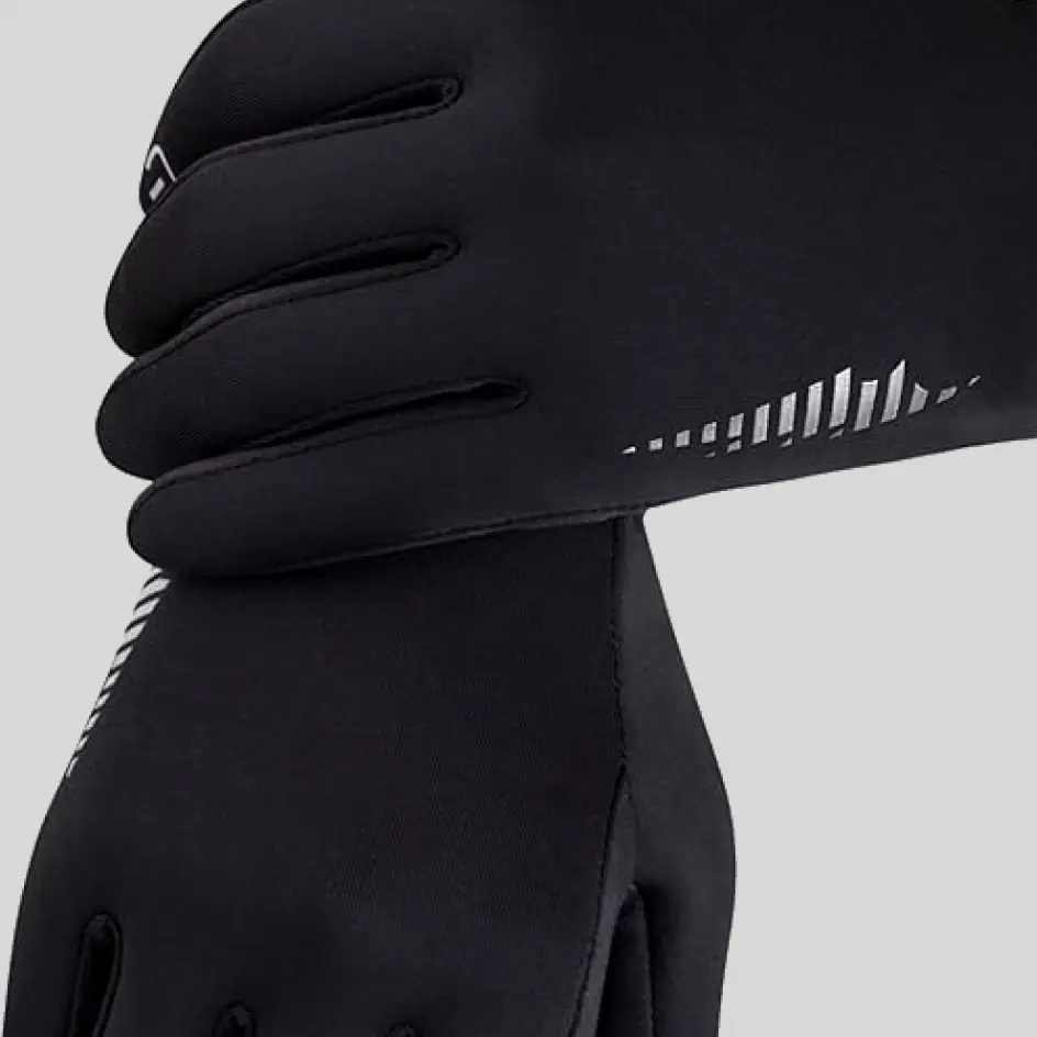 A pair of neoprene grip gloves crafted with UV-protective fabrics, shielding hands from harmful sun exposure during outdoor activities.