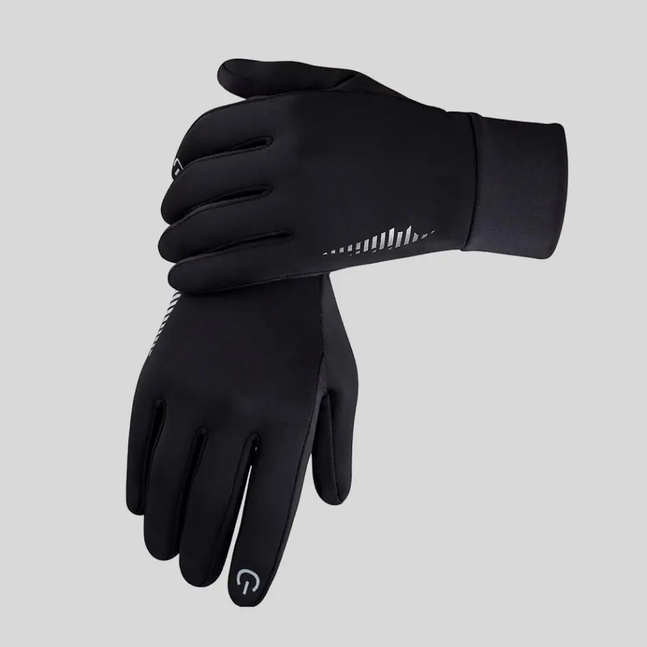 A classic pair of neoprene grip gloves in black, providing a timeless and versatile design.