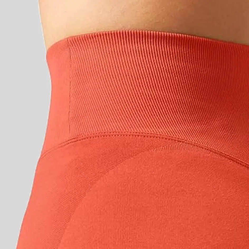 Spandex yoga shorts, providing a body-hugging and sculpted fit.