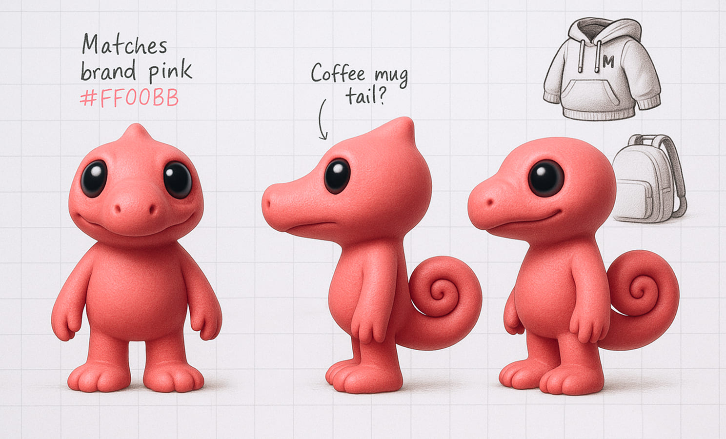 Pink dinosaur Labubu doll