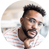 random artist male profile photo
