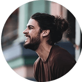 avatar of an arabic looking modern man