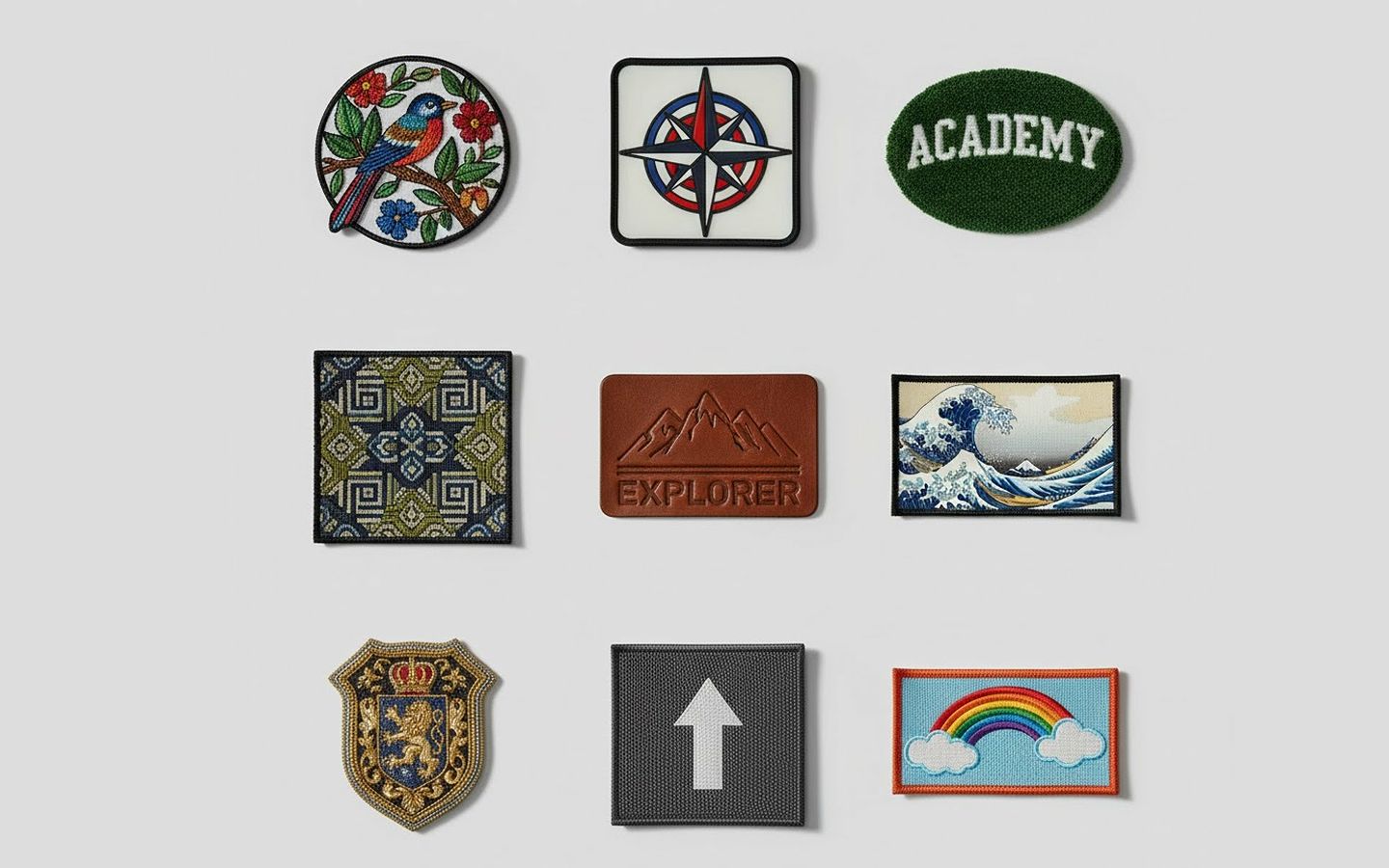 main kinds of patches you can create