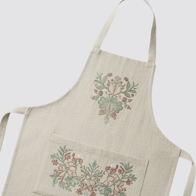 custom embroidered kitchen aprons THE_STUDIO