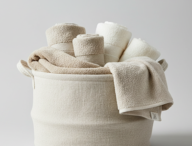 design organic cotton bath towels
