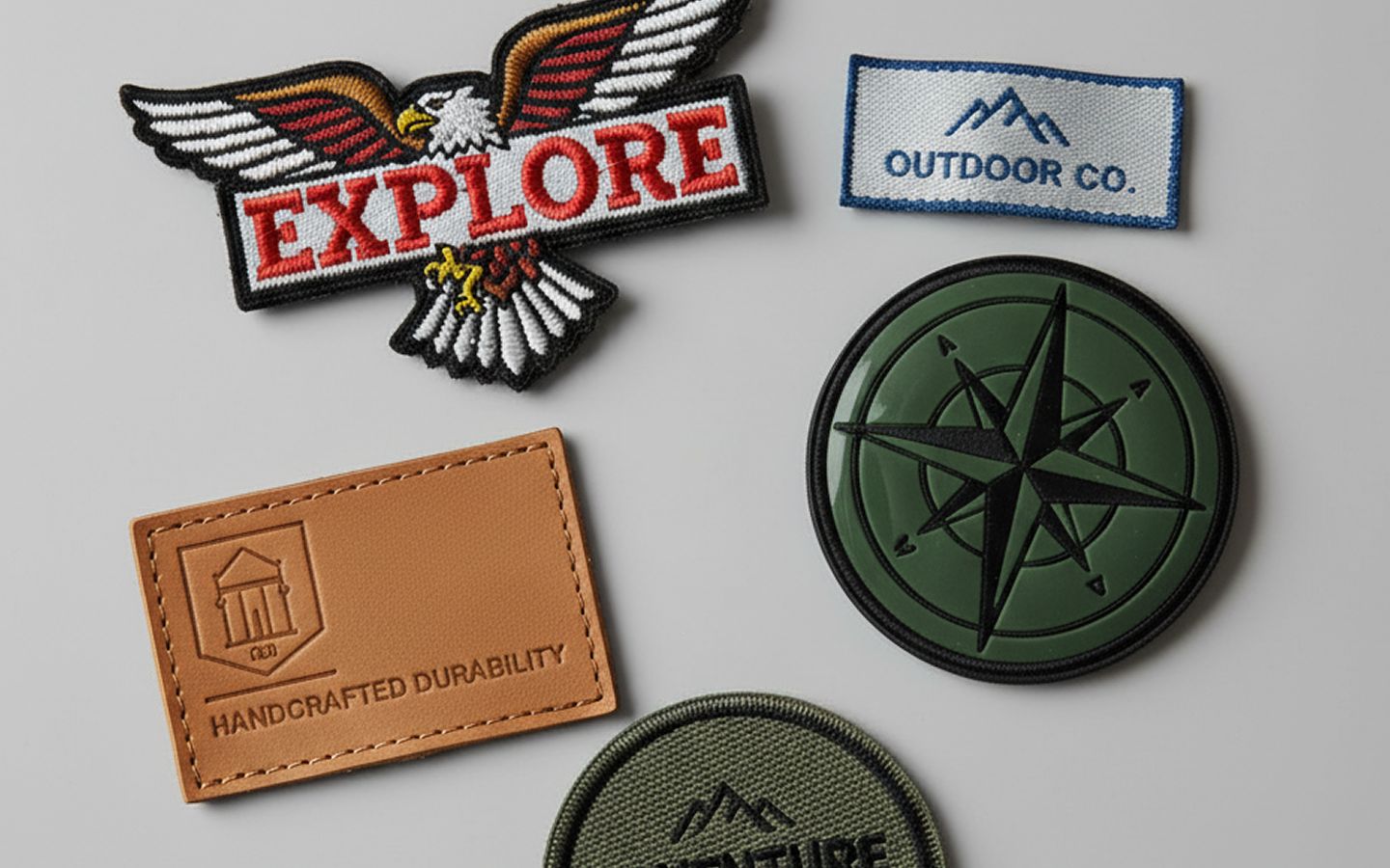 low MOQ custom patches