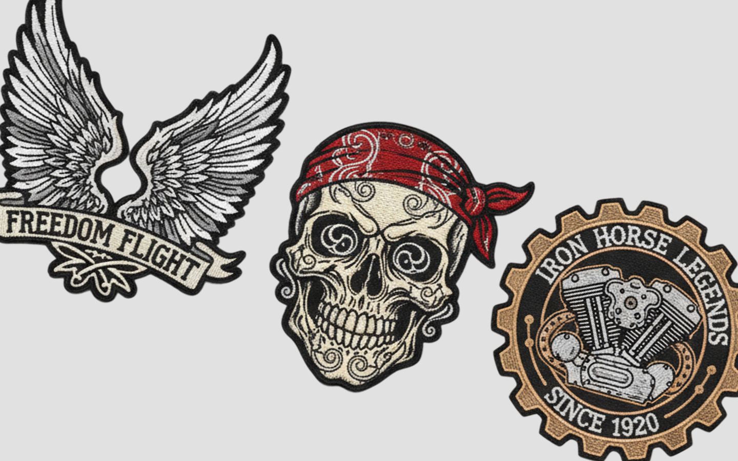 How to sew Patches on a biker vest