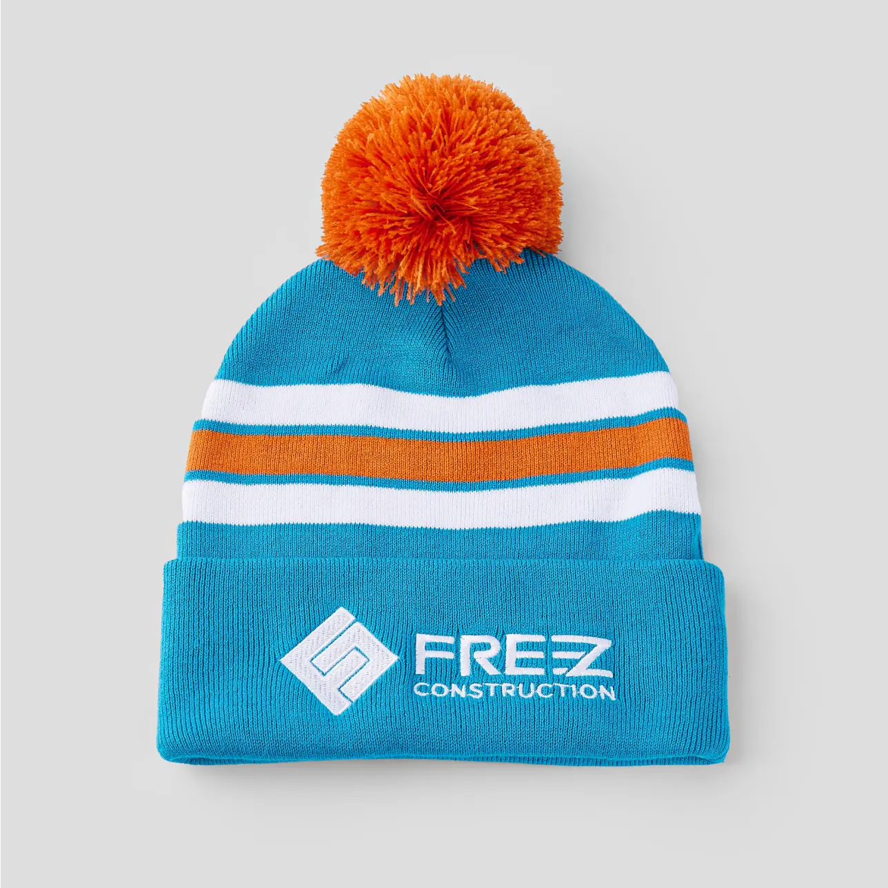 Custom beanies in various colors and designs, perfect for personal style and warmth during chilly weather.