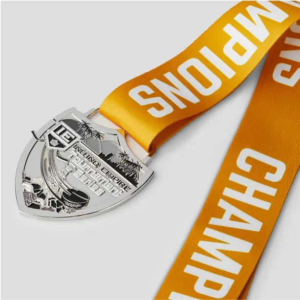 A custom medal with a unique design, featuring personalized engravings, perfect for celebrating achievements and special occasions.