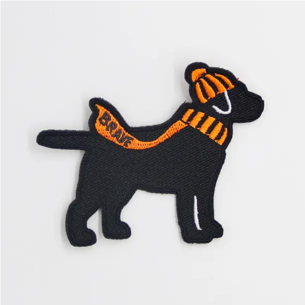 Unique custom dog patch, ideal for adding a personal touch to your pet's accessories or expressing your canine passion.