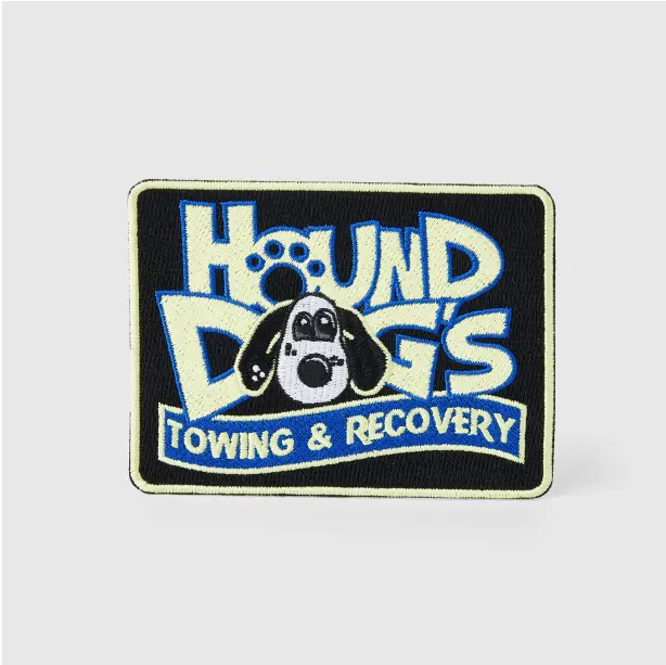 Personalized dog patch with a distinctive design, perfect for enhancing your pet's items or celebrating your love for dogs.