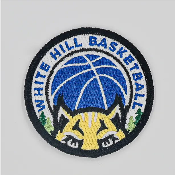 Unique custom sport patch with bold colors and designs, ideal for representing teams and adding flair to sports gear.