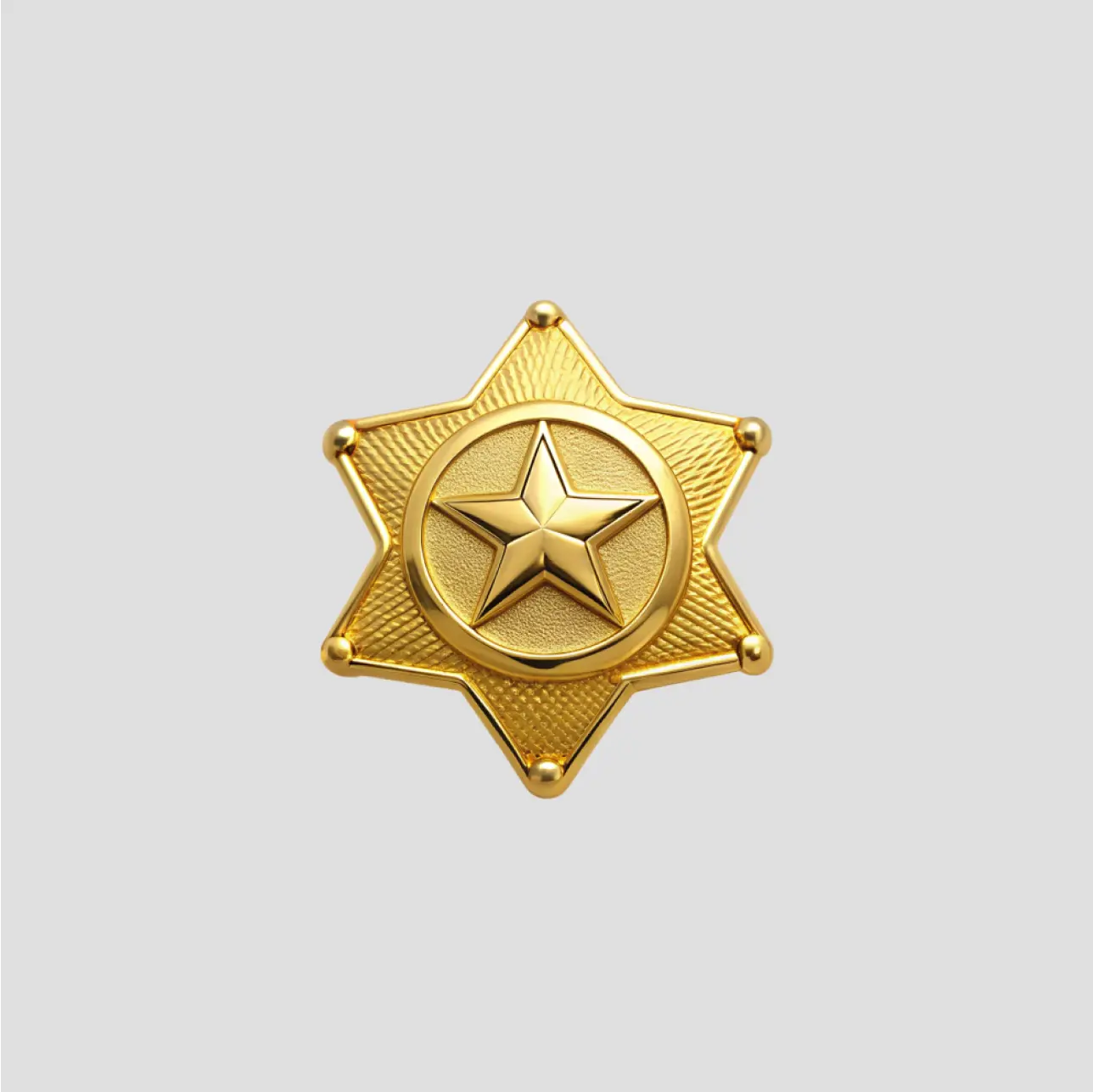 Custom police lapel pin featuring a badge design, symbolizing honor and service in law enforcement.