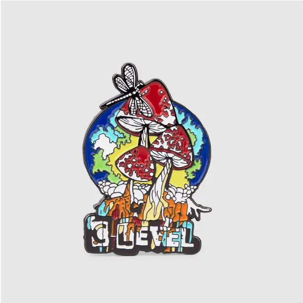 Unique soft enamel pin with a colorful design, ideal for adding flair to your accessories or showcasing your style.