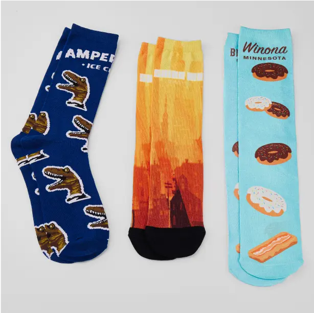 Unique custom socks designed to reflect your personality, adding a fun touch to your wardrobe.