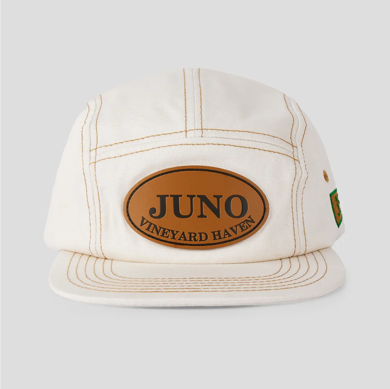 Custom 5-panel hat featuring unique designs, perfect for casual wear and outdoor activities.