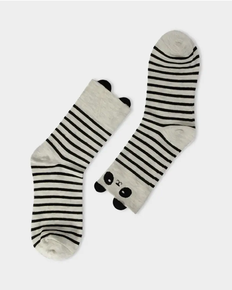 Jacquard knitted socks featuring intricate patterns and designs, combining comfort with stylish flair.