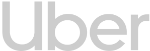 Black Uber logo on a transparent background.